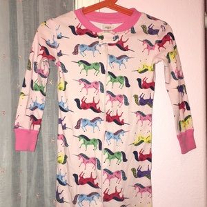 Hanna Bodysuit pajamas pink horses size 90 cm 3T